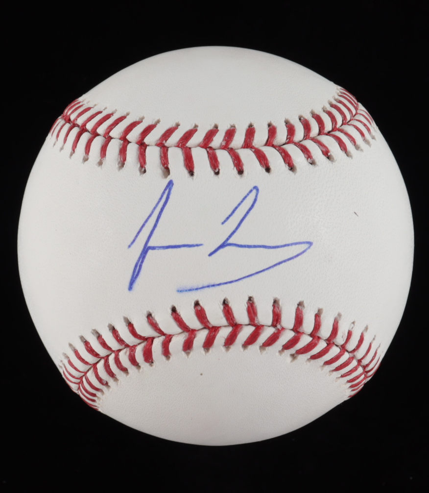 Jesus Luzardo Signed OML Baseball (JSA COA) at PristineAuction.com Jesus Luzardo Signed OML Baseball (JSA COA) at PristineAuction.com