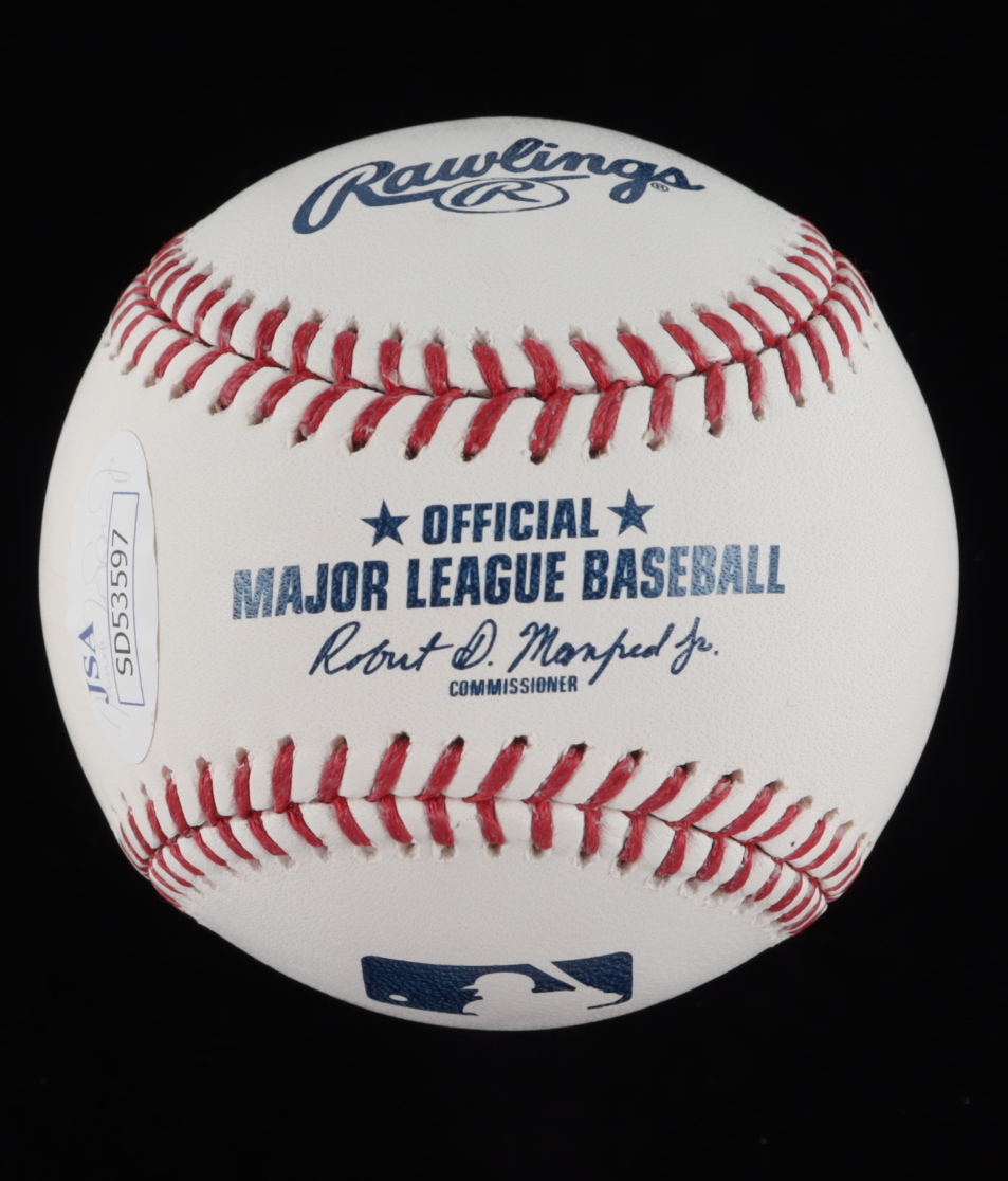 Jesus Luzardo Signed OML Baseball (JSA COA) at PristineAuction.com Jesus Luzardo Signed OML Baseball (JSA COA) at PristineAuction.com