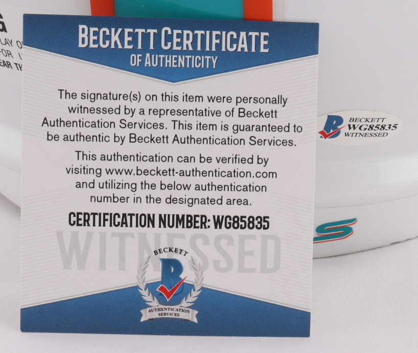 Xavien Howard Signed Dolphins Full-Size Speed Helmet (Beckett COA) at PristineAuction.com Xavien Howard Signed Dolphins Full-Size Speed Helmet (Beckett COA) at PristineAuction.com