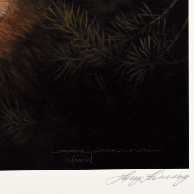 "Timber Mates" Numbered LE 8x11 Lithograph by Larry Fanning (Artova) at PristineAuction.com "Timber Mates" Numbered LE 8x11 Lithograph by Larry Fanning (Artova) at PristineAuction.com