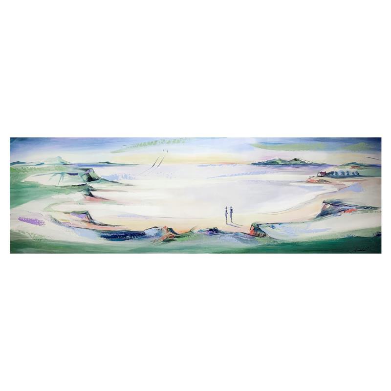 "A Day on the Sea" LE 19x62 Giclee on Canvas by Alfred Gockel (Artova) at PristineAuction.com "A Day on the Sea" LE 19x62 Giclee on Canvas by Alfred Gockel (Artova) at PristineAuction.com