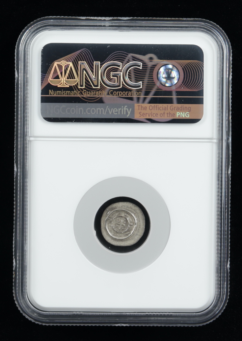 Bela II "the Blind King" (1131-1141) Silver Denar - Coin of the Medieval Crusades (NGC MS62) at PristineAuction.com Bela II "the Blind King" (1131-1141) Silver Denar - Coin of the Medieval Crusades (NGC MS62) at PristineAuction.com