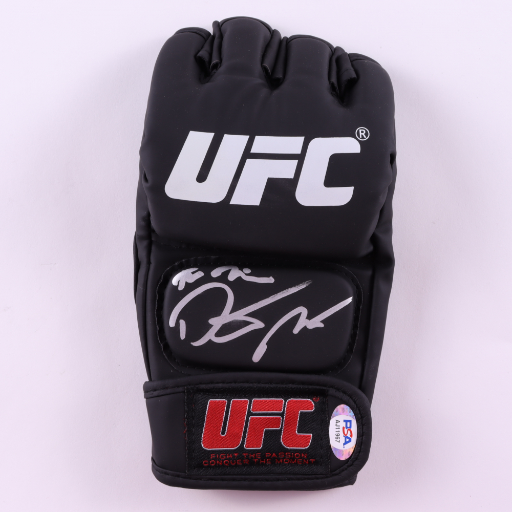 Dustin Poirier Signed UFC Glove Inscribed "Diamond" (PSA COA