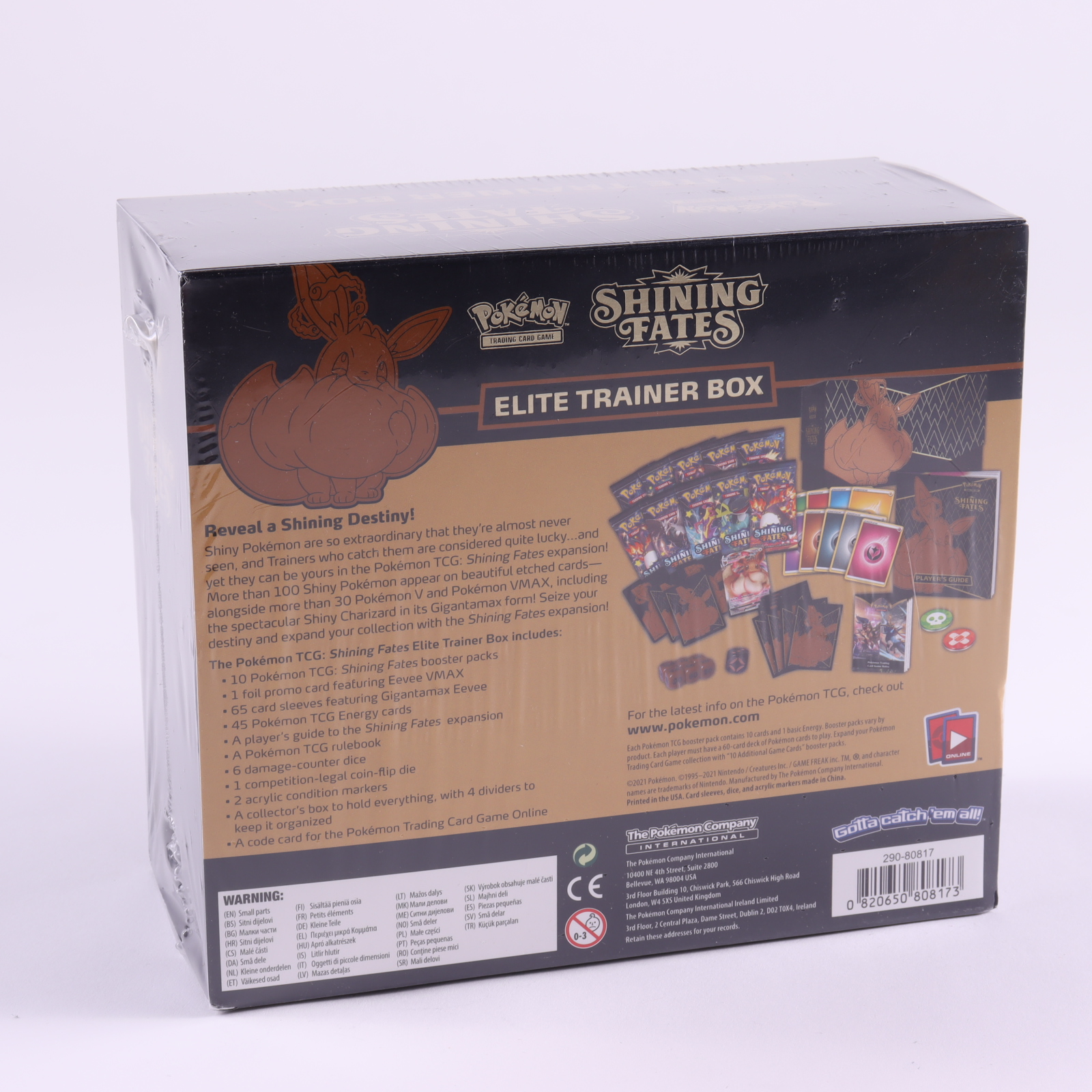 Pokemon Shining Fates Elite Trainer Box with (10) Booster Packs at PristineAuction.com Pokemon Shining Fates Elite Trainer Box with (10) Booster Packs at PristineAuction.com