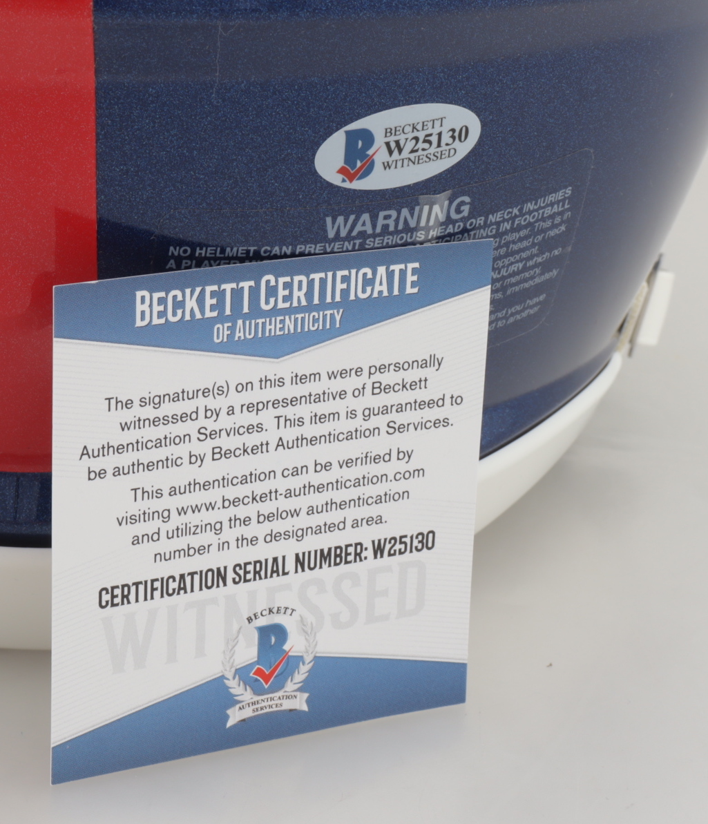 Daniel Jones & Saquon Barkley Signed Giants Full-Size Authentic On-Field Speed Helmet (Beckett COA & Panini COA) (See Description) at PristineAuction.com Daniel Jones & Saquon Barkley Signed Giants Full-Size Authentic On-Field Speed Helmet (Beckett COA & Panini COA) (See Description) at PristineAuction.com