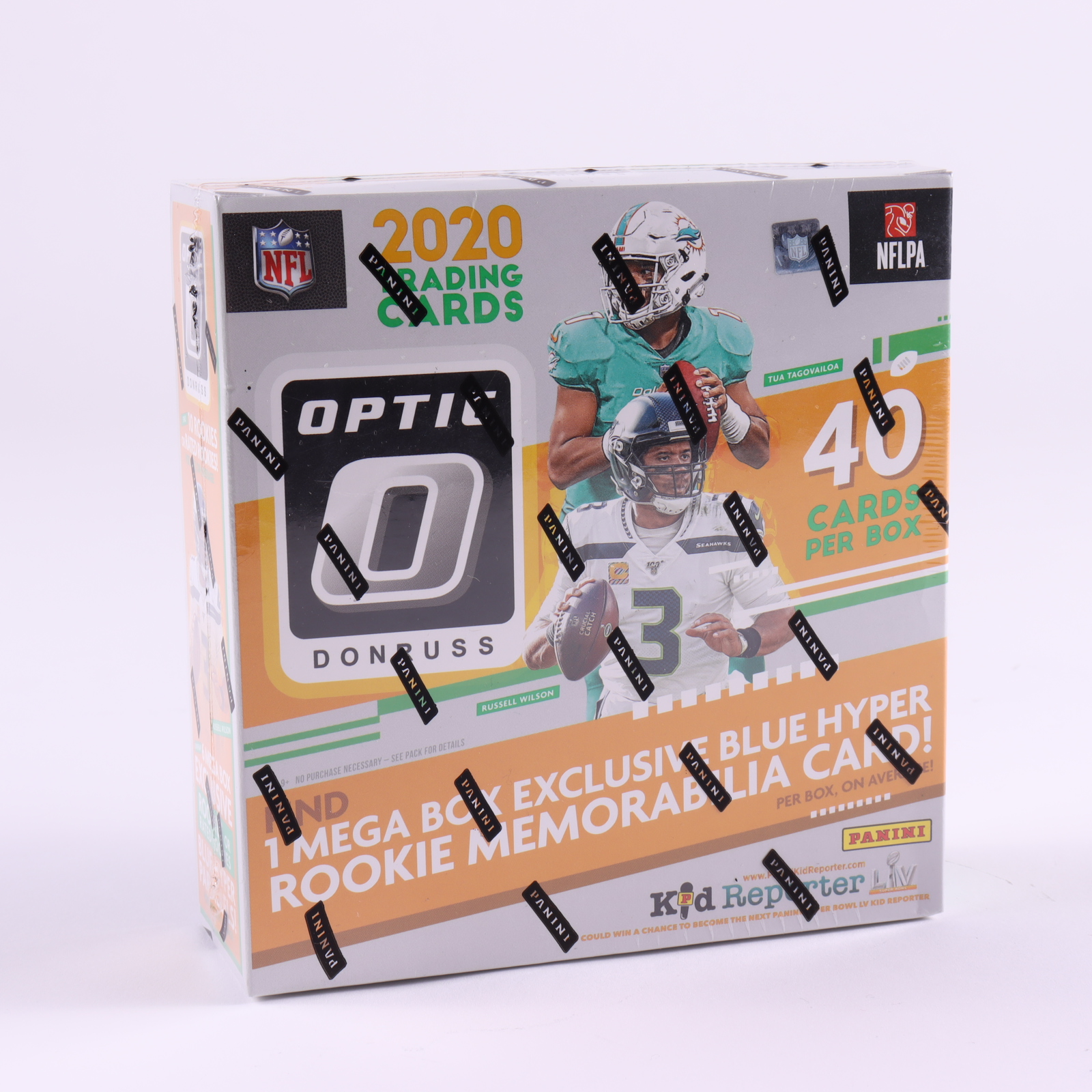 2020 Donruss Optic Football Mega Box with (10) Packs at PristineAuction.com 2020 Donruss Optic Football Mega Box with (10) Packs at PristineAuction.com