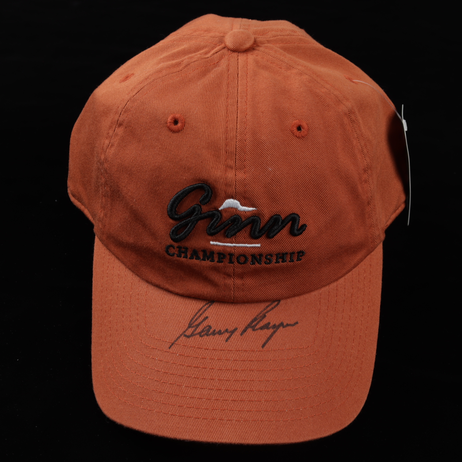 Gary Player Signed Ginn Championship Logo Back Nine Adjustable Hat (JSA COA) (See Description) at PristineAuction.com Gary Player Signed Ginn Championship Logo Back Nine Adjustable Hat (JSA COA) (See Description) at PristineAuction.com