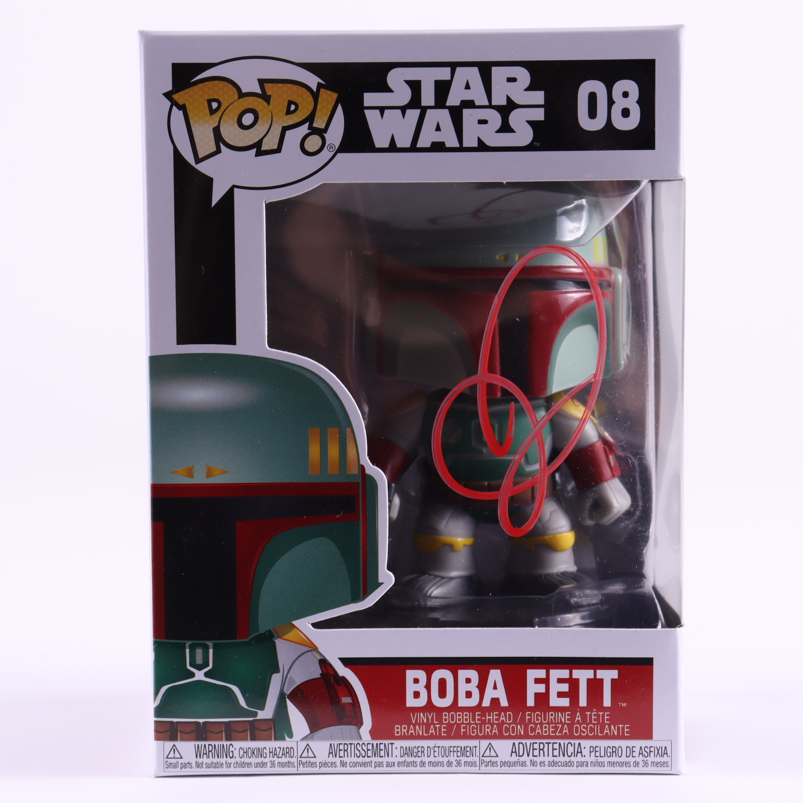 Daniel Logan Signed "Star Wars" Boba Fett #08 Funko Pop! Vinyl Figure (BAM! Authentic COA) at PristineAuction.com Daniel Logan Signed "Star Wars" Boba Fett #08 Funko Pop! Vinyl Figure (BAM! Authentic COA) at PristineAuction.com