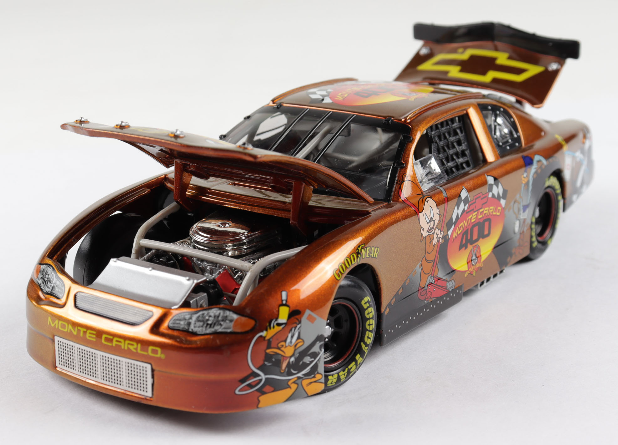 2001 NASCAR Chevrolet Monte Carlo 400 Looney Tunes - Event Car - 1:24 Premium Action Diecast Car at PristineAuction.com 2001 NASCAR Chevrolet Monte Carlo 400 Looney Tunes - Event Car - 1:24 Premium Action Diecast Car at PristineAuction.com