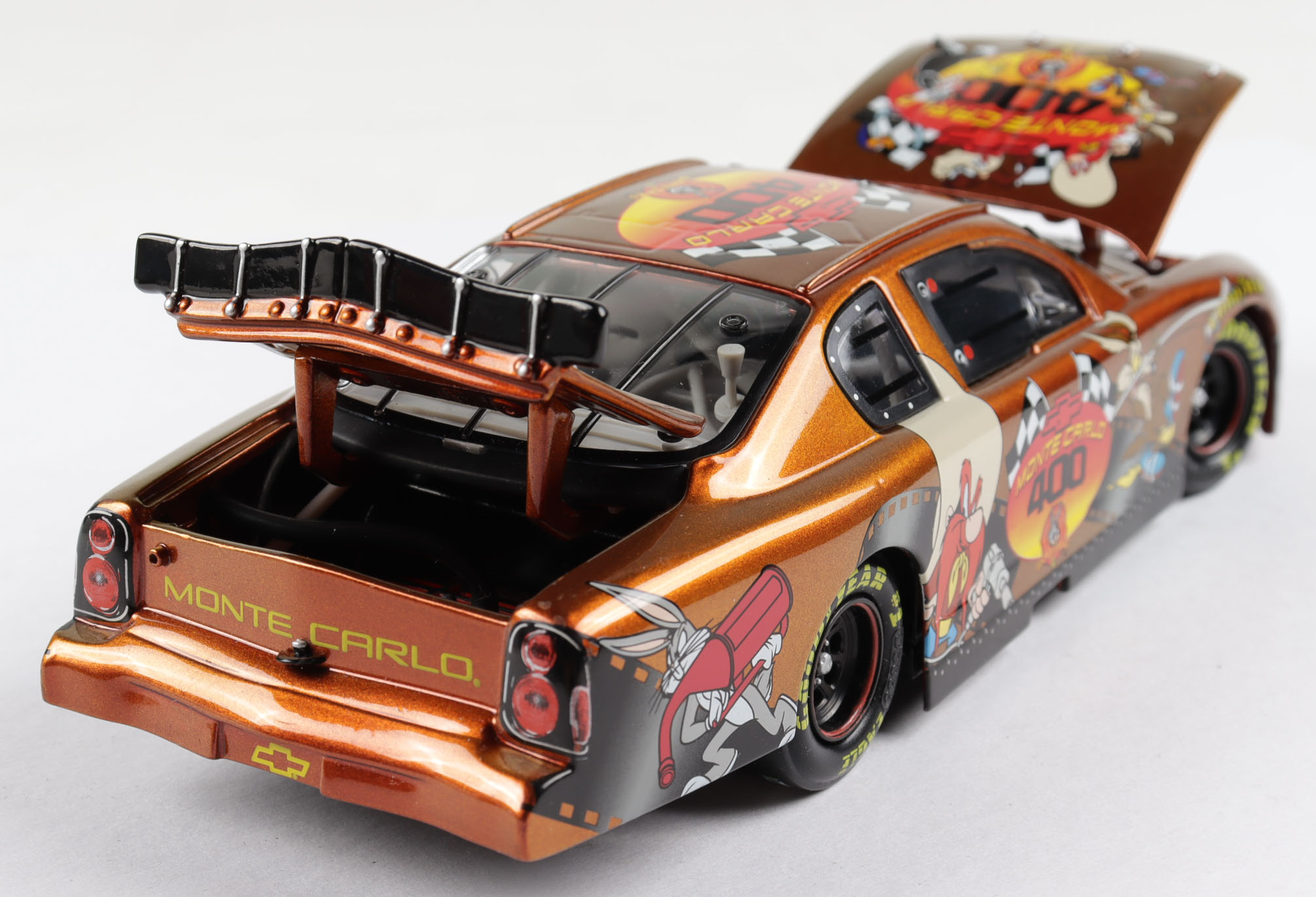 2001 NASCAR Chevrolet Monte Carlo 400 Looney Tunes - Event Car - 1:24 Premium Action Diecast Car at PristineAuction.com 2001 NASCAR Chevrolet Monte Carlo 400 Looney Tunes - Event Car - 1:24 Premium Action Diecast Car at PristineAuction.com