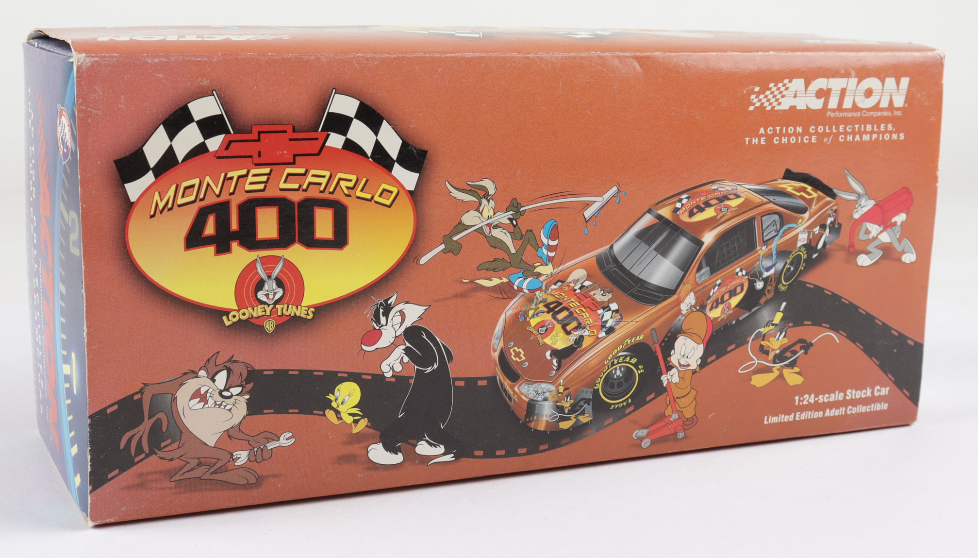 2001 NASCAR Chevrolet Monte Carlo 400 Looney Tunes - Event Car - 1:24 Premium Action Diecast Car at PristineAuction.com 2001 NASCAR Chevrolet Monte Carlo 400 Looney Tunes - Event Car - 1:24 Premium Action Diecast Car at PristineAuction.com