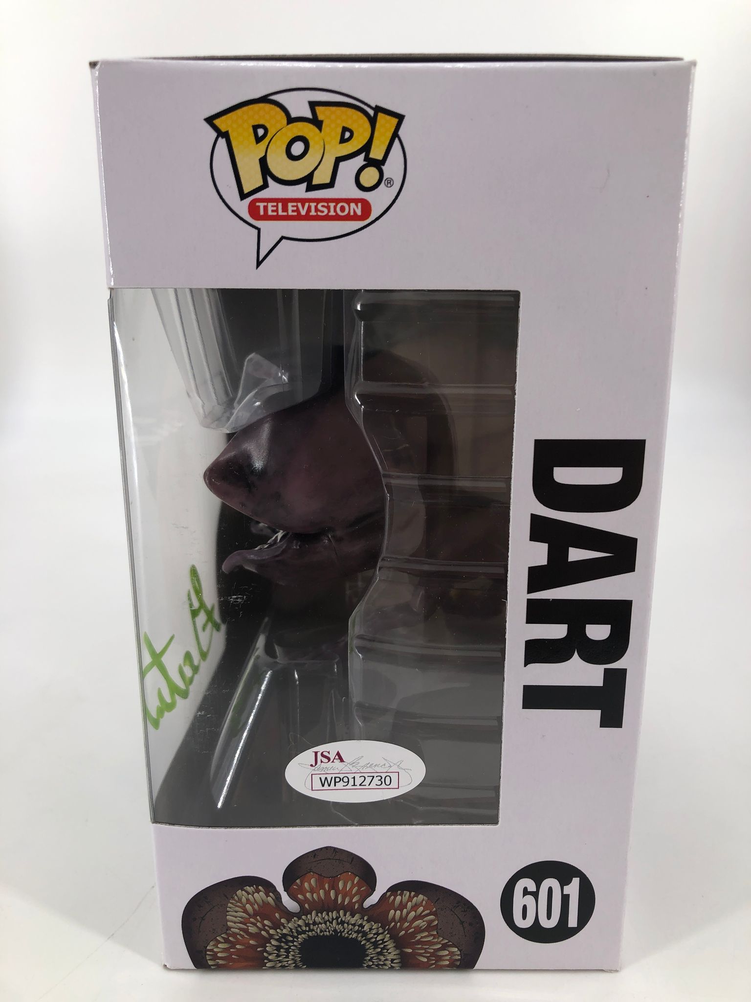 Gaten Matarazzo Signed "Stranger Things" #601 Dart Funko Pop! Vinyl Figure (JSA COA) at PristineAuction.com Gaten Matarazzo Signed "Stranger Things" #601 Dart Funko Pop! Vinyl Figure (JSA COA) at PristineAuction.com
