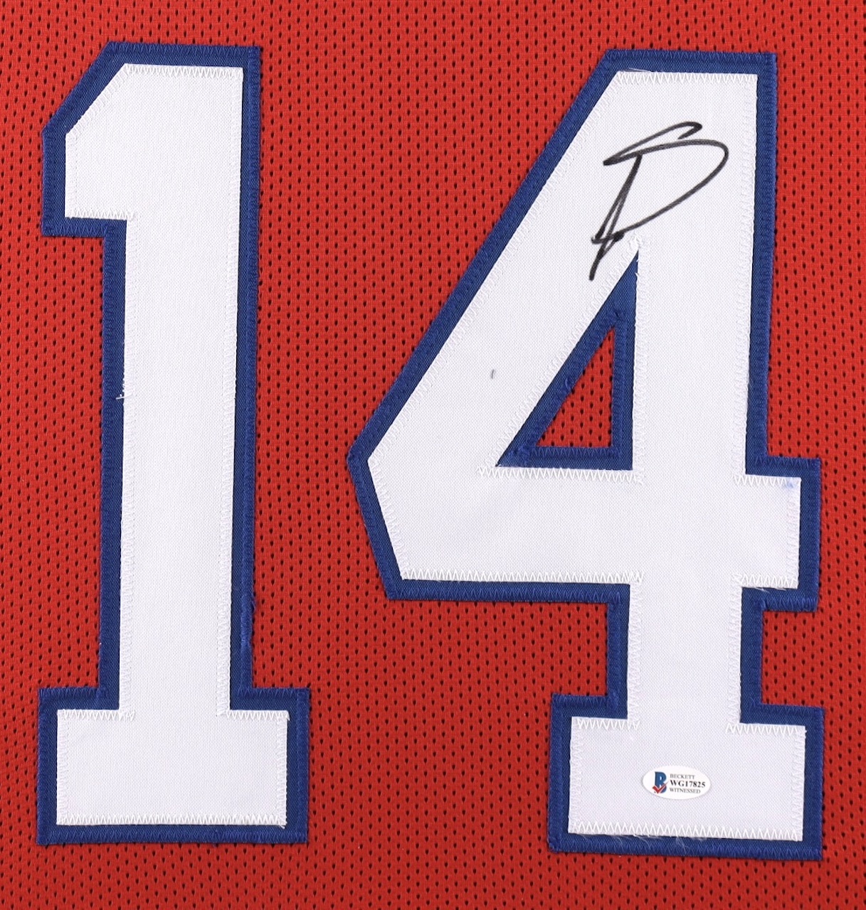 Stefon Diggs Signed 35x43 Custom Framed Jersey Display (Beckett Hologram) at PristineAuction.com Stefon Diggs Signed 35x43 Custom Framed Jersey Display (Beckett Hologram) at PristineAuction.com