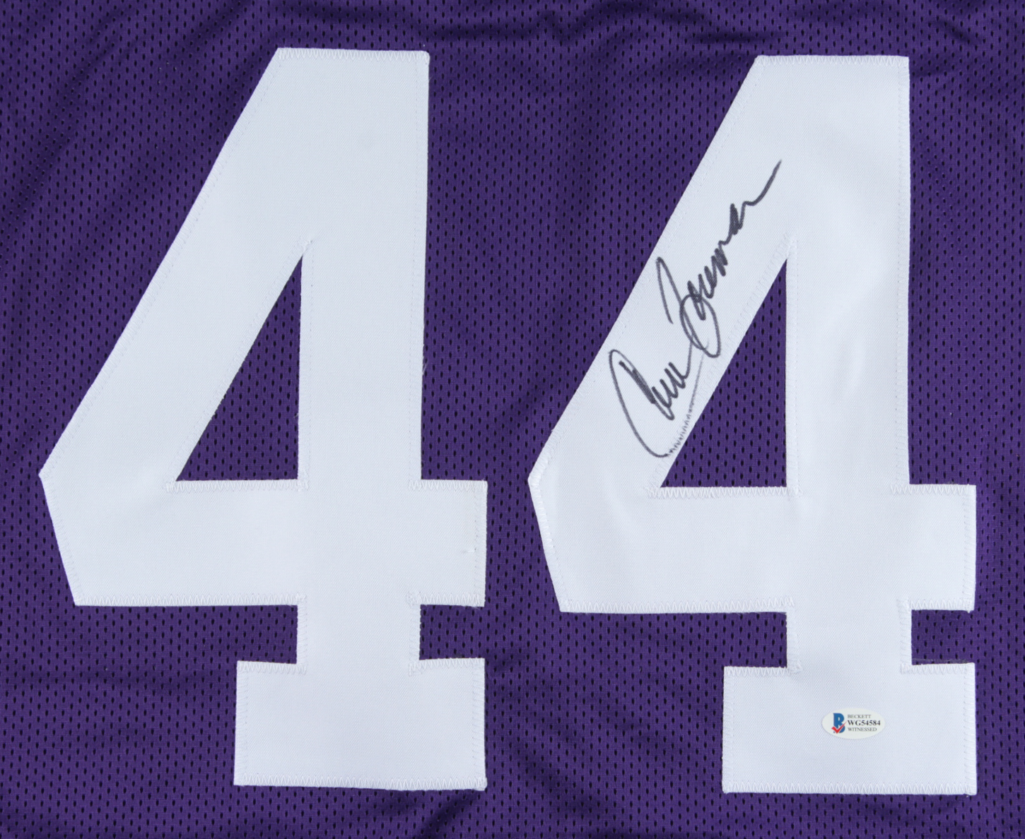 Chuck Foreman Signed Jersey (Beckett COA) at PristineAuction.com Chuck Foreman Signed Jersey (Beckett COA) at PristineAuction.com