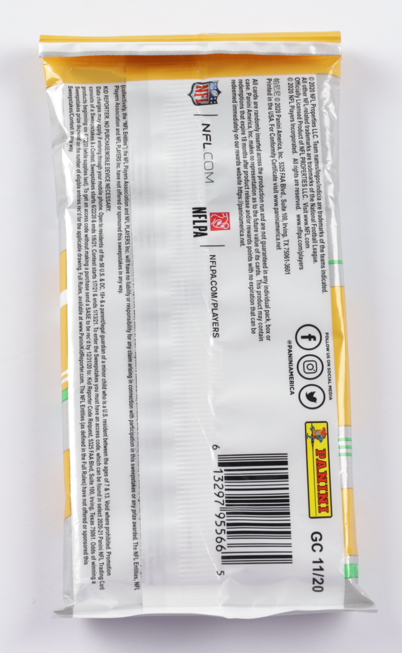 2020 Panini Donruss Optic NFL Football Cello Pack with (12) Cards (See Description) at PristineAuction.com 2020 Panini Donruss Optic NFL Football Cello Pack with (12) Cards (See Description) at PristineAuction.com