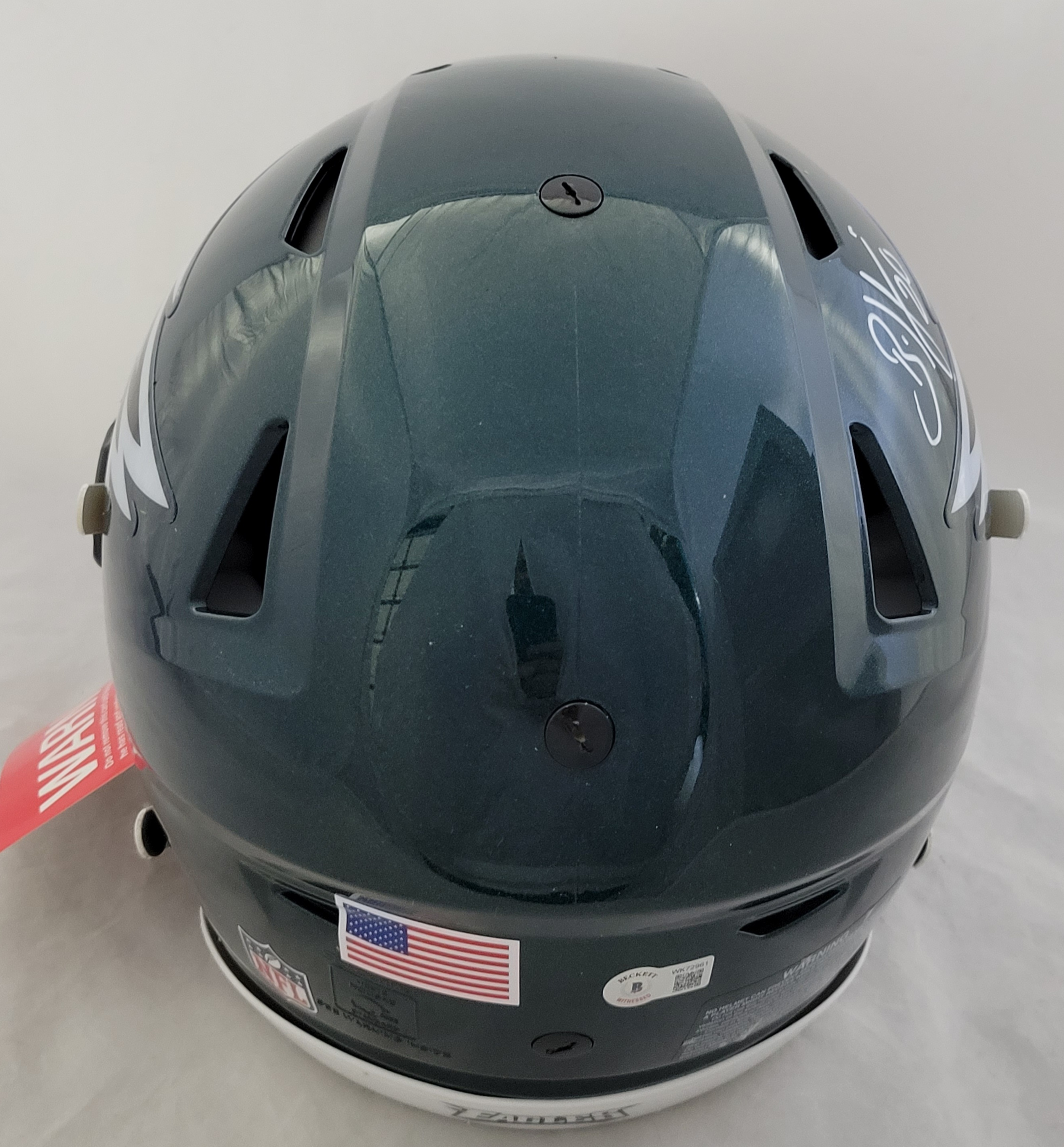 Brian Dawkins Signed Eagles Full-Size Authentic On-Field SpeedFlex Helmet (Beckett Hologram) at PristineAuction.com Brian Dawkins Signed Eagles Full-Size Authentic On-Field SpeedFlex Helmet (Beckett Hologram) at PristineAuction.com