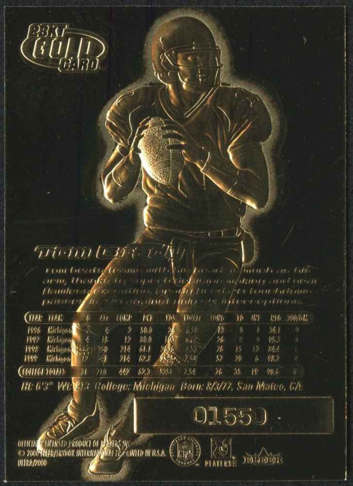 fleer 23kt gold card