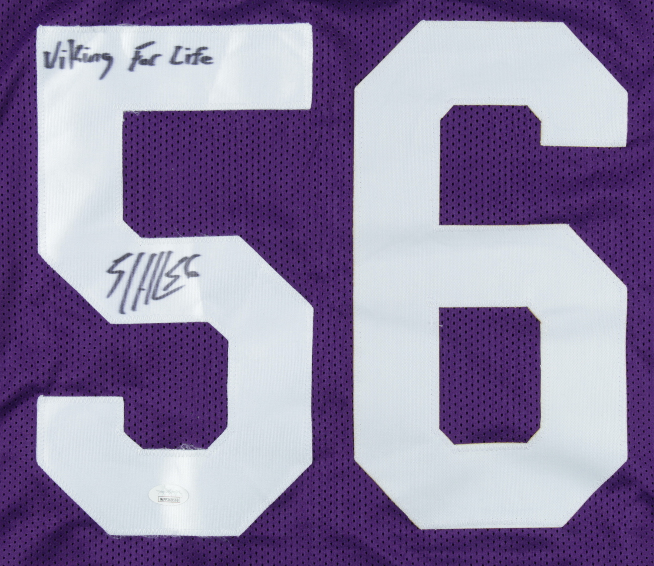 E. J. Henderson Signed Jersey Inscribed "Viking For Life" (JSA COA) (See Description) at PristineAuction.com E. J. Henderson Signed Jersey Inscribed "Viking For Life" (JSA COA) (See Description) at PristineAuction.com