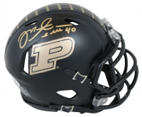 Mike Alstott Signed Purdue Boilermakers Speed Mini Helmet (Beckett) at PristineAuction.com