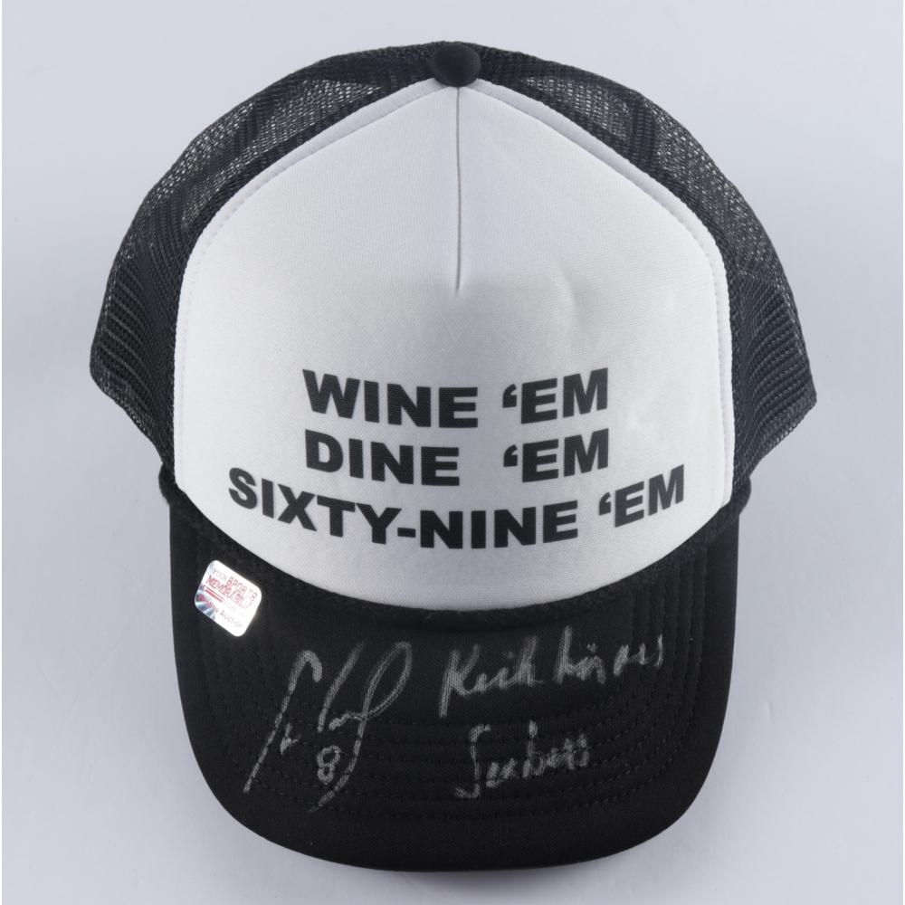 Cam Neely Signed "Dumb and Dumber" Trucker Hat Inscribed "Kick His A** Sea Bass" (Neely COA