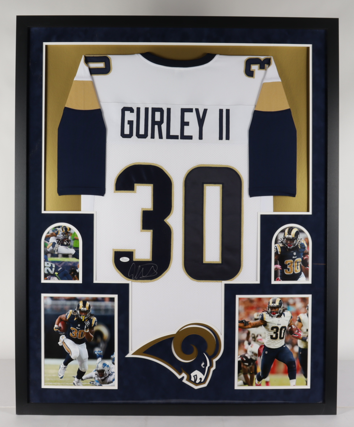 Todd Gurley Signed 35x43 Custom Framed Jersey Display (JSA COA) at PristineAuction.com Todd Gurley Signed 35x43 Custom Framed Jersey Display (JSA COA) at PristineAuction.com