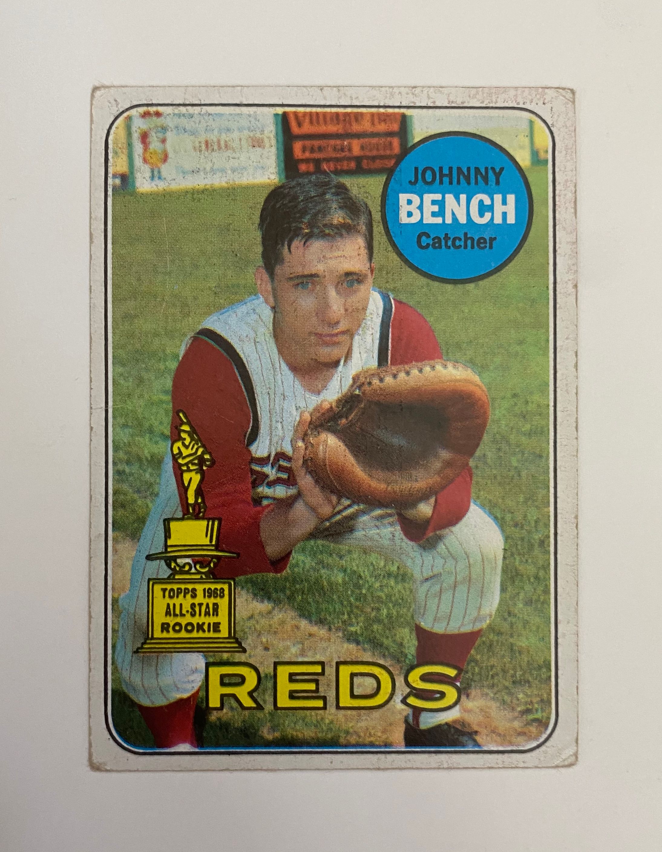Johnny Bench 1969 Topps #95 at PristineAuction.com Johnny Bench 1969 Topps #95 at PristineAuction.com