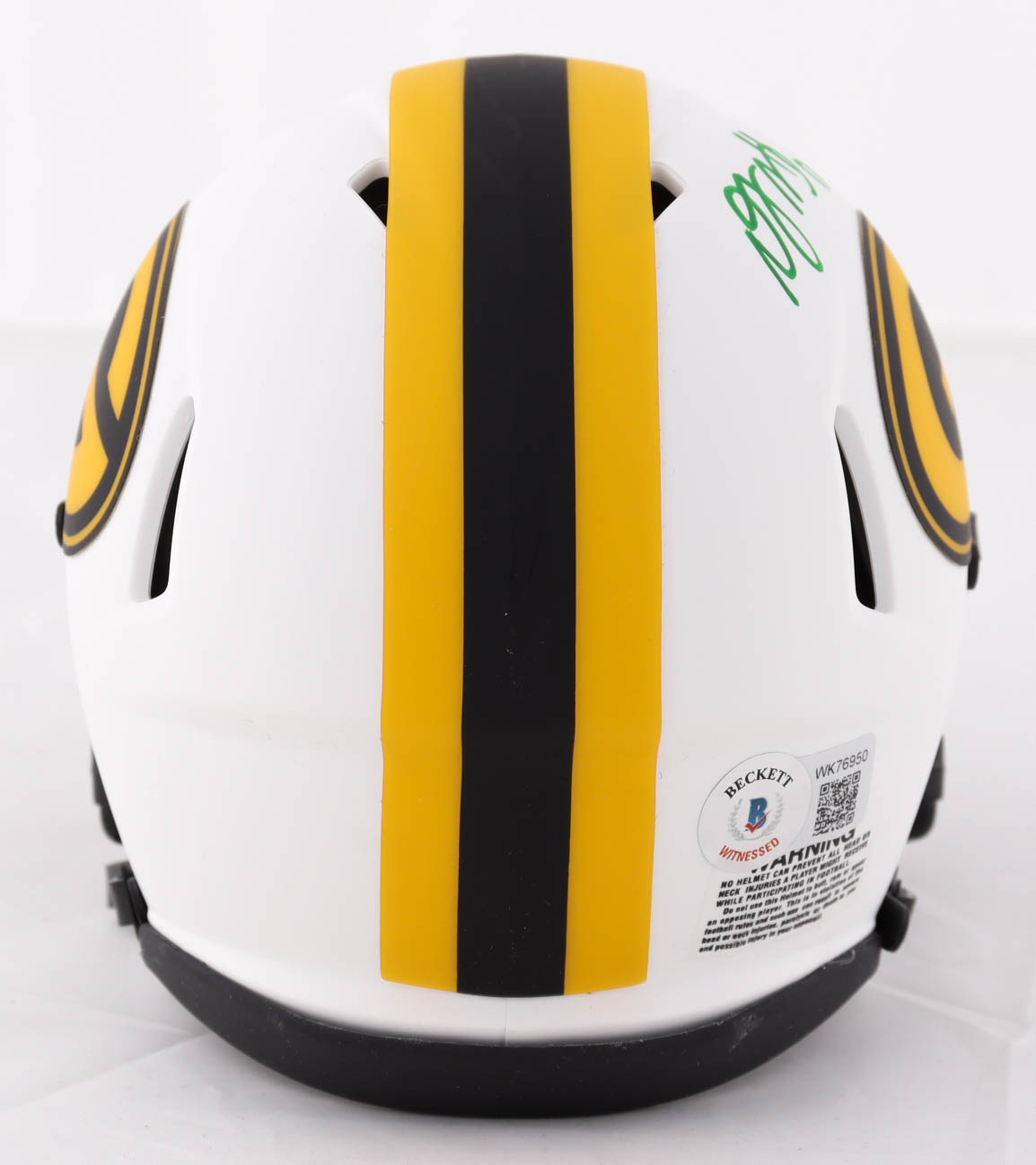 Davante Adams Signed Packers Lunar Eclipse Alternate Speed Mini Helmet (Beckett Hologram) at PristineAuction.com Davante Adams Signed Packers Lunar Eclipse Alternate Speed Mini Helmet (Beckett Hologram) at PristineAuction.com