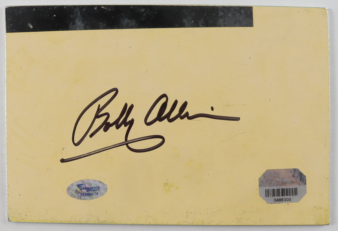 Bobby Allison Signed Original Daytona International Speedway Grandstand Signage Piece (Fanatics Hologram) at PristineAuction.com Bobby Allison Signed Original Daytona International Speedway Grandstand Signage Piece (Fanatics Hologram) at PristineAuction.com