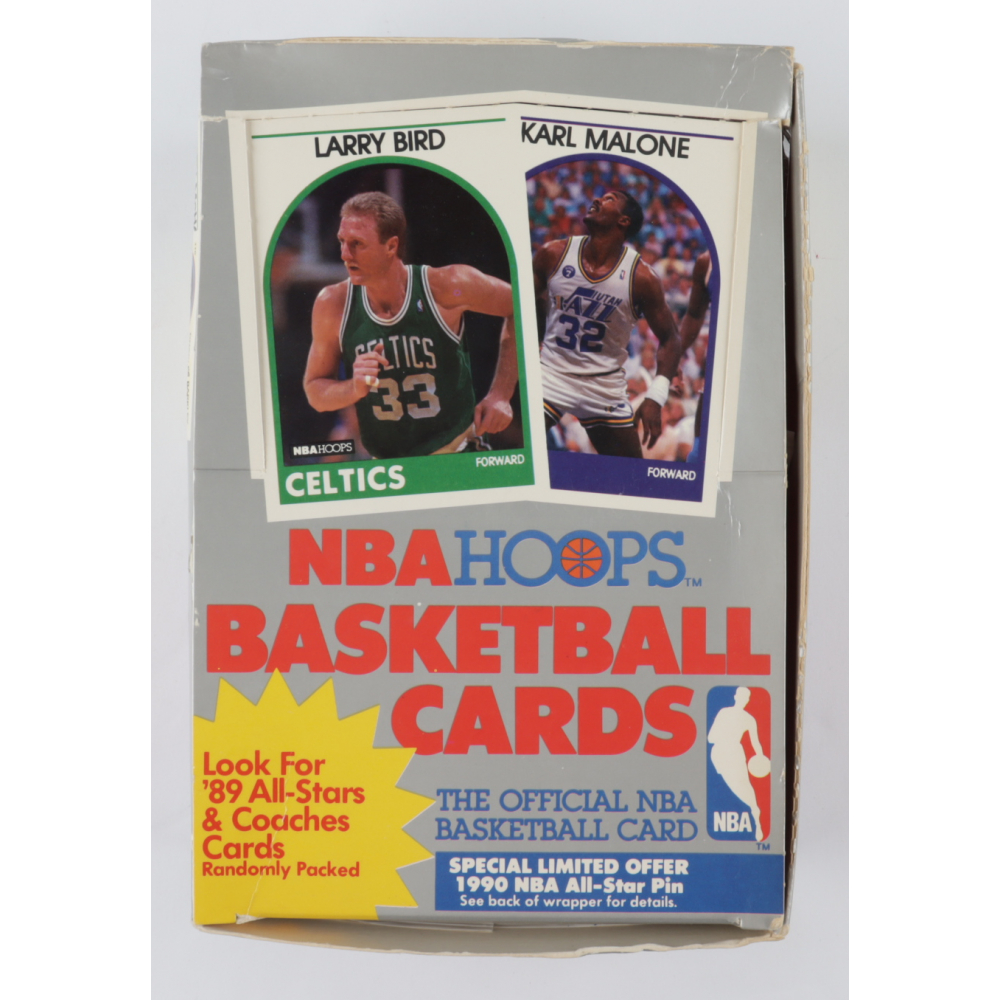 198990 NBA Hoops Basketball Card Box with (36) Wax Packs (See