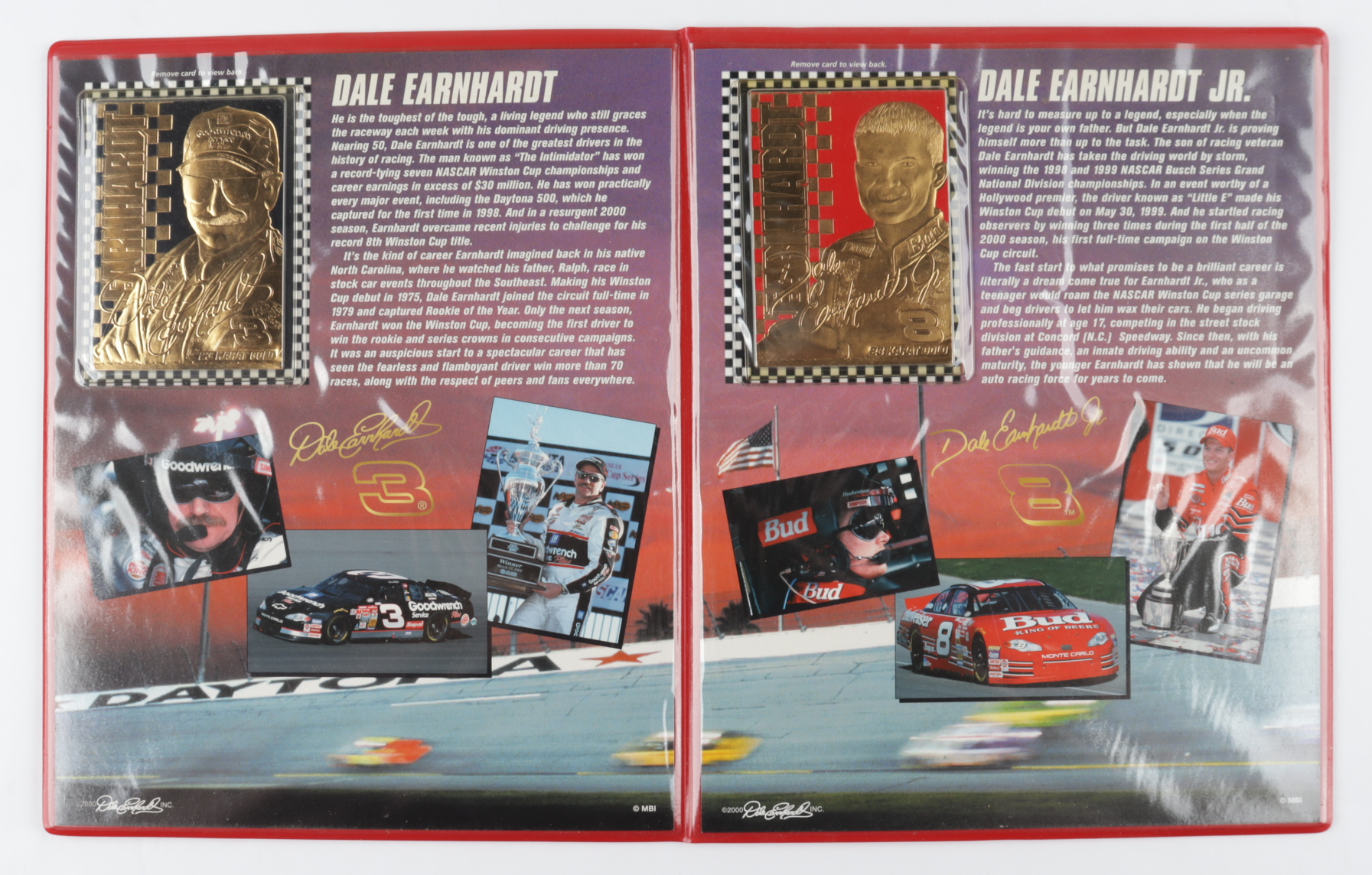 Set of (2) Dale Sr. & Jr. Earnhardt 23kt Gold Cards at PristineAuction.com Set of (2) Dale Sr. & Jr. Earnhardt 23kt Gold Cards at PristineAuction.com