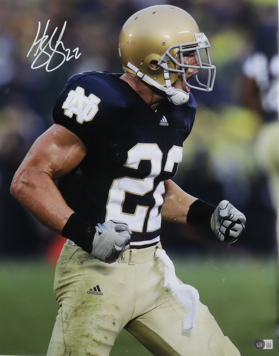 Harrison Smith Signed Notre Dame Fighting Irish 16x20 Photo (Beckett Hologram) at PristineAuction.com Harrison Smith Signed Notre Dame Fighting Irish 16x20 Photo (Beckett Hologram) at PristineAuction.com