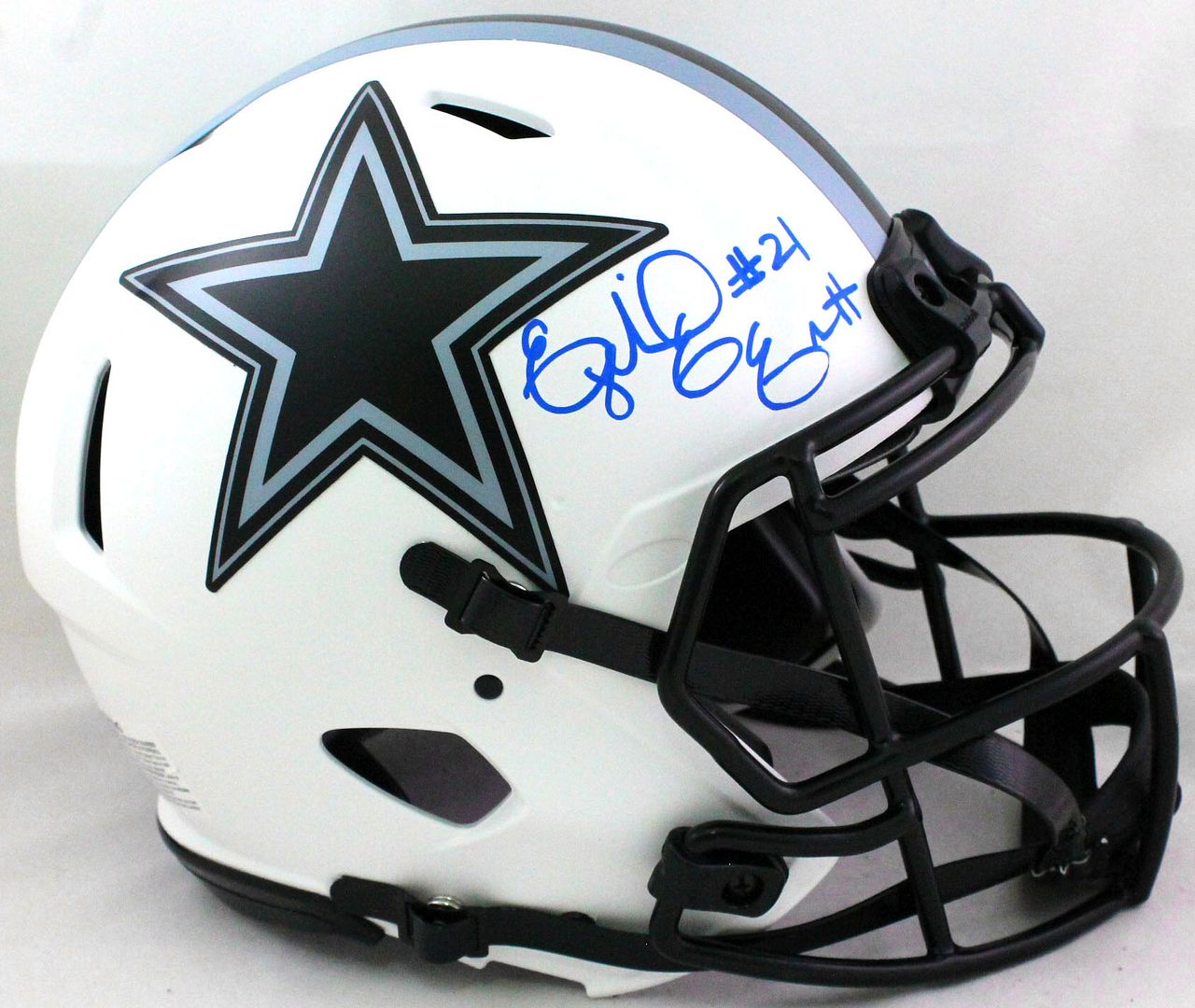 Ezekiel Elliott Signed Cowboys Full-Size Authentic On-Field Lunar Eclipse Alternate Speed Helmet (Beckett) at PristineAuction.com Ezekiel Elliott Signed Cowboys Full-Size Authentic On-Field Lunar Eclipse Alternate Speed Helmet (Beckett) at PristineAuction.com