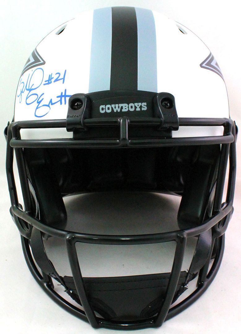 Ezekiel Elliott Signed Cowboys Full-Size Authentic On-Field Lunar Eclipse Alternate Speed Helmet (Beckett) at PristineAuction.com Ezekiel Elliott Signed Cowboys Full-Size Authentic On-Field Lunar Eclipse Alternate Speed Helmet (Beckett) at PristineAuction.com