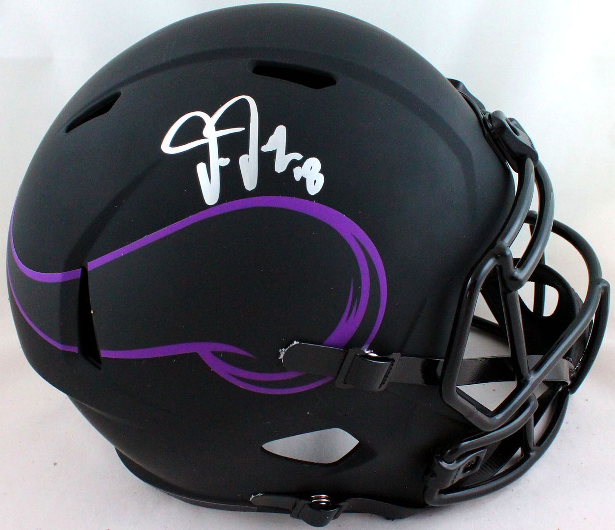Justin Jefferson Signed Vikings Full-Size Eclipse Alternate Speed Helmet (Beckett) at PristineAuction.com Justin Jefferson Signed Vikings Full-Size Eclipse Alternate Speed Helmet (Beckett) at PristineAuction.com