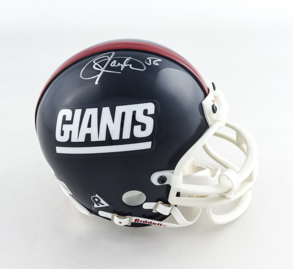 Lawrence Taylor Signed Giants Throwback Mini Helmet (JSA COA