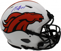 Melvin Gordon Signed Broncos Full-Size Authentic On-Field Lunar Eclipse Alternate Speed Helmet (Radtke) at PristineAuction.com