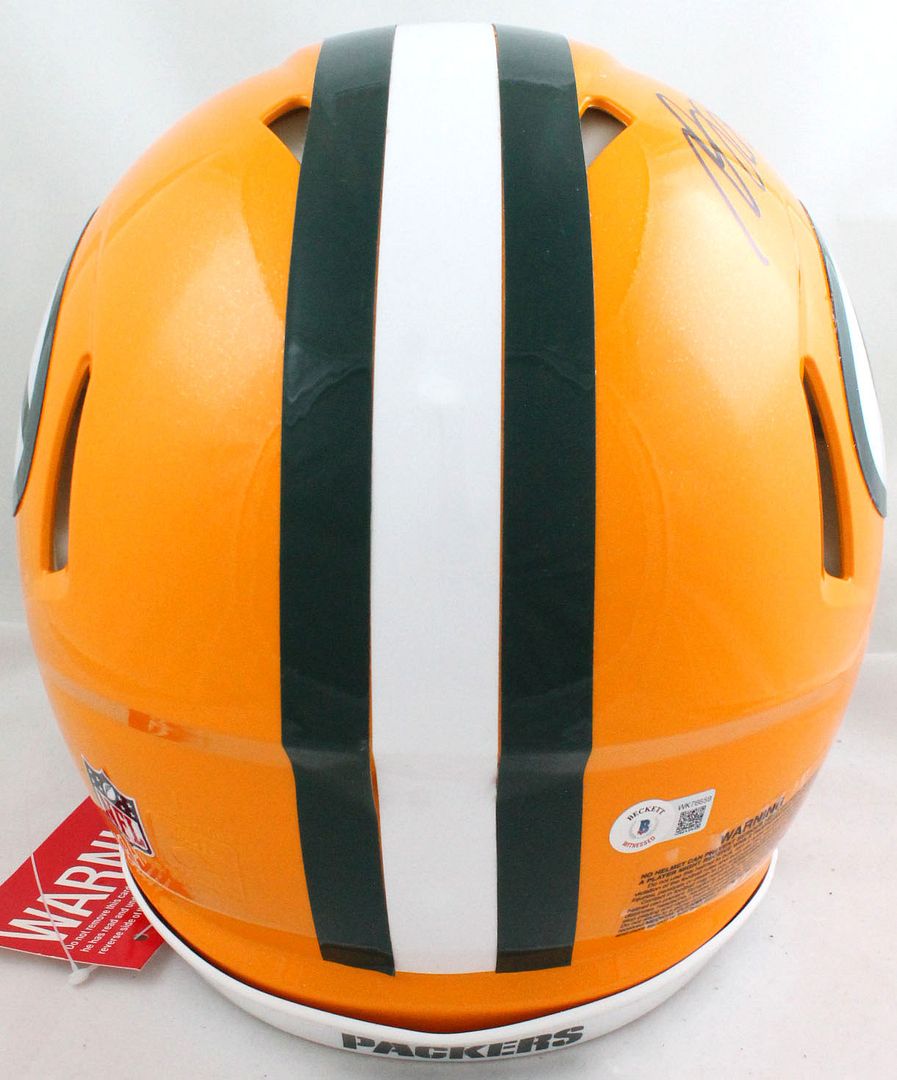 Davante Adams Signed Packers Full-Size Authentic On-Field Speed Helmet (Beckett) at PristineAuction.com Davante Adams Signed Packers Full-Size Authentic On-Field Speed Helmet (Beckett) at PristineAuction.com