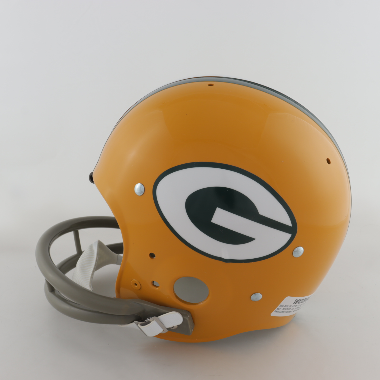 Jerry Kramer Signed Packers Full-Size Throwback Suspension Helmet Inscribed "S.B. I + II Champs" & "H.O.F. 2018" (Radtke COA) at PristineAuction.com Jerry Kramer Signed Packers Full-Size Throwback Suspension Helmet Inscribed "S.B. I + II Champs" & "H.O.F. 2018" (Radtke COA) at PristineAuction.com