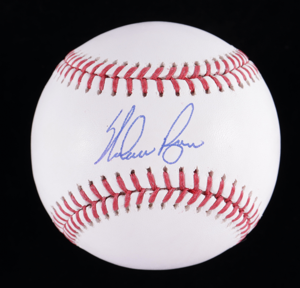 Nolan Ryan Signed OML Baseball AIV COA Ryan Hologram Pristine Auction
