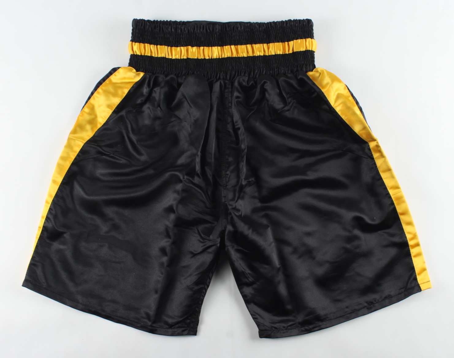 Mike Tyson Signed Ringside Boxing Trunks (PSA COA) at PristineAuction.com Mike Tyson Signed Ringside Boxing Trunks (PSA COA) at PristineAuction.com