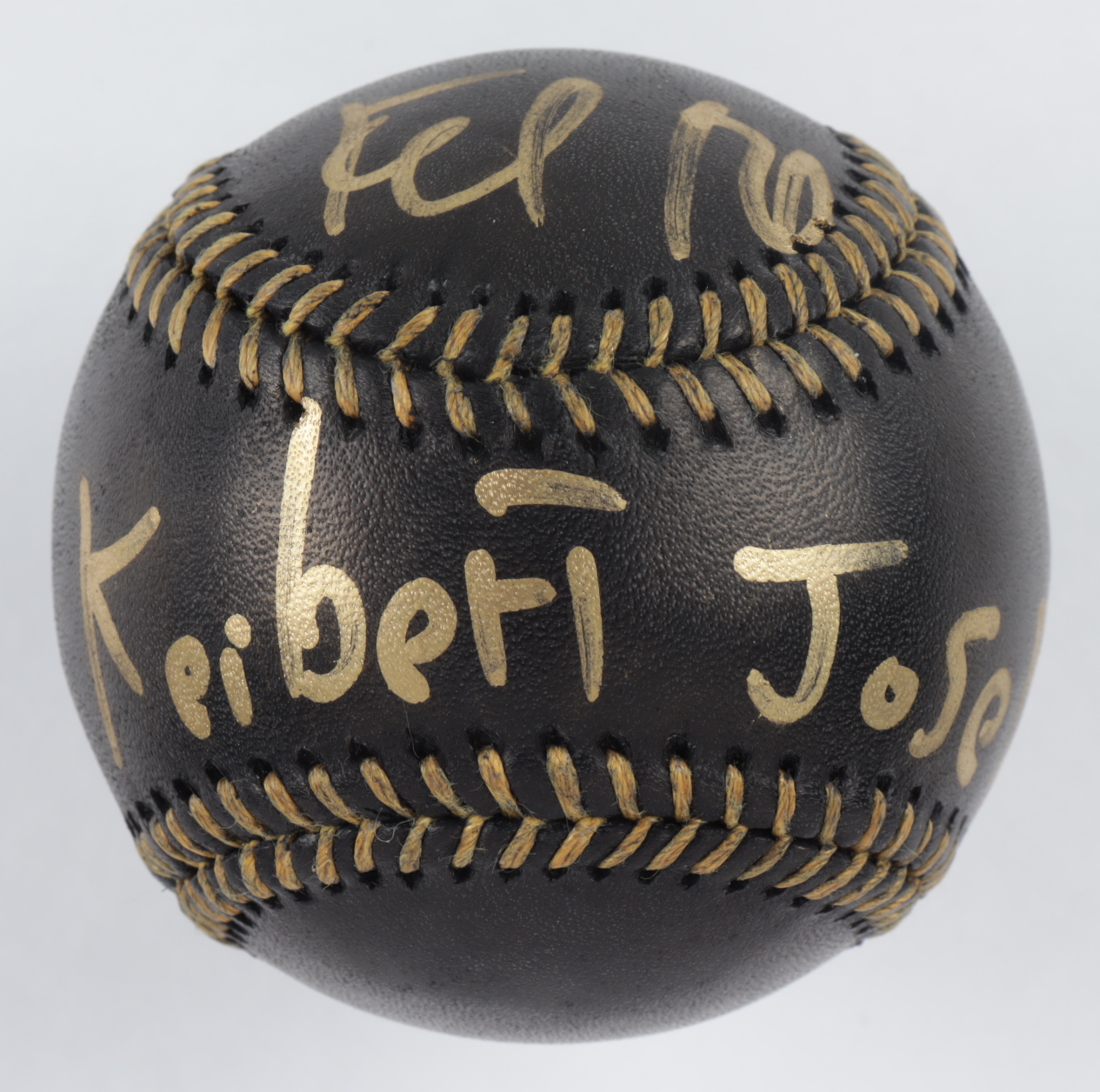 Keibert Ruiz Signed OML Black Leather Baseball (PSA COA) (See Desciption) at PristineAuction.com Keibert Ruiz Signed OML Black Leather Baseball (PSA COA) (See Desciption) at PristineAuction.com