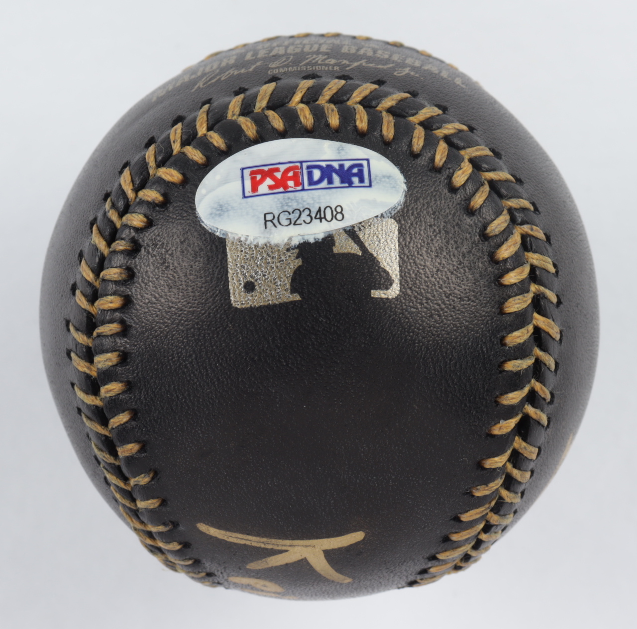Keibert Ruiz Signed OML Black Leather Baseball (PSA COA) (See Desciption) at PristineAuction.com Keibert Ruiz Signed OML Black Leather Baseball (PSA COA) (See Desciption) at PristineAuction.com