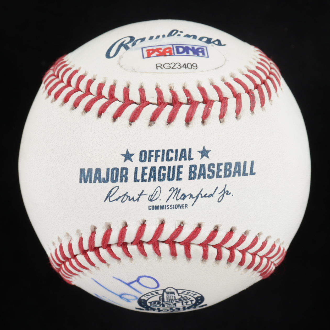 Keibert Ruiz Signed Dodgers Logo OML Baseball with Inscription (PSA COA) at PristineAuction.com Keibert Ruiz Signed Dodgers Logo OML Baseball with Inscription (PSA COA) at PristineAuction.com