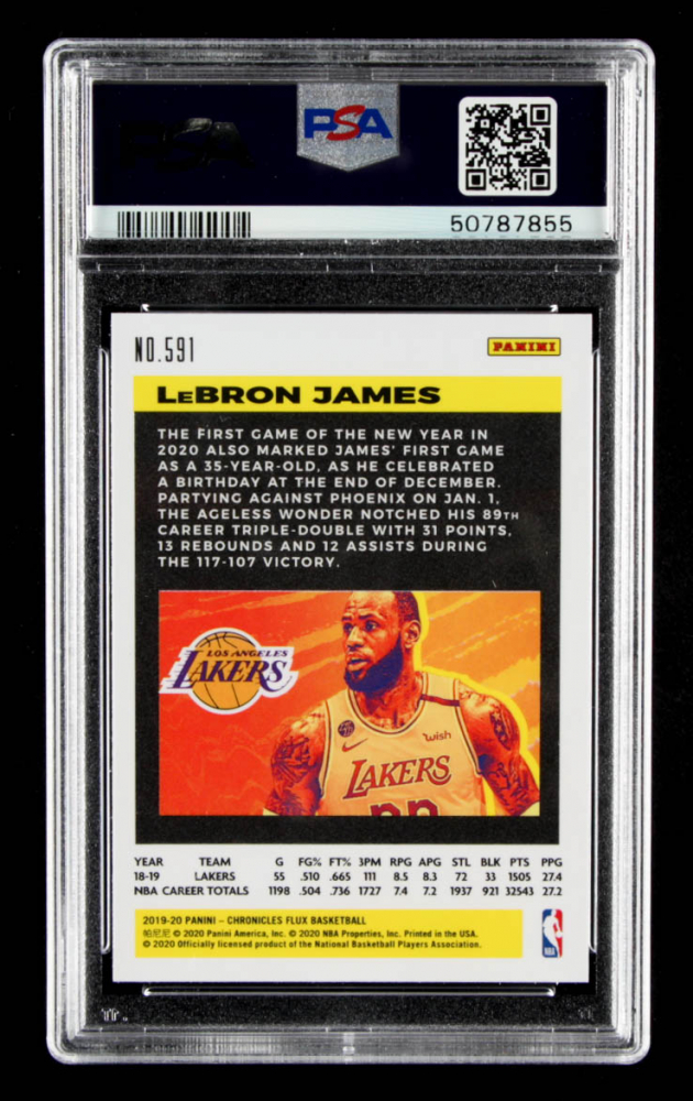 2019-20 CHRONICLES FLUX LeBron James（2019 Panini Chronicles