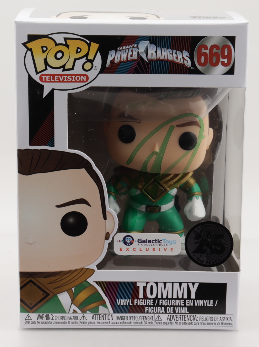 Jason David Frank Signed "Power Rangers" #669 Tommy Funko Pop! Vinyl Figure (JSA) at PristineAuction.com Jason David Frank Signed "Power Rangers" #669 Tommy Funko Pop! Vinyl Figure (JSA) at PristineAuction.com