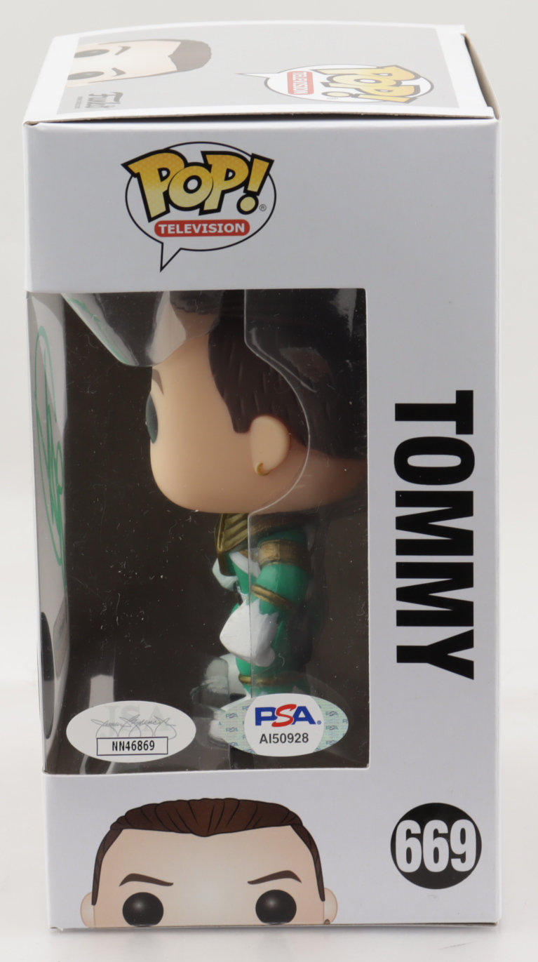 Jason David Frank Signed "Power Rangers" #669 Tommy Funko Pop! Vinyl Figure (JSA) at PristineAuction.com Jason David Frank Signed "Power Rangers" #669 Tommy Funko Pop! Vinyl Figure (JSA) at PristineAuction.com