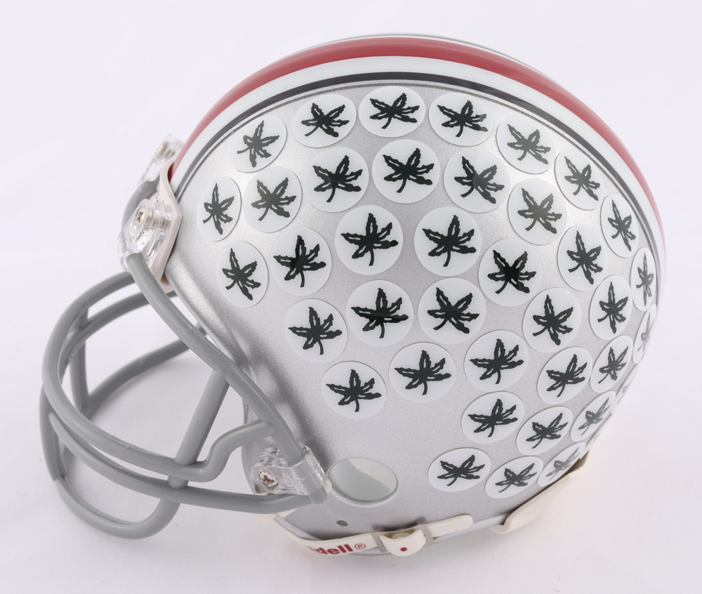 Justin Fields Signed Ohio State Buckeyes Mini Helmet (Beckett COA) at PristineAuction.com Justin Fields Signed Ohio State Buckeyes Mini Helmet (Beckett COA) at PristineAuction.com