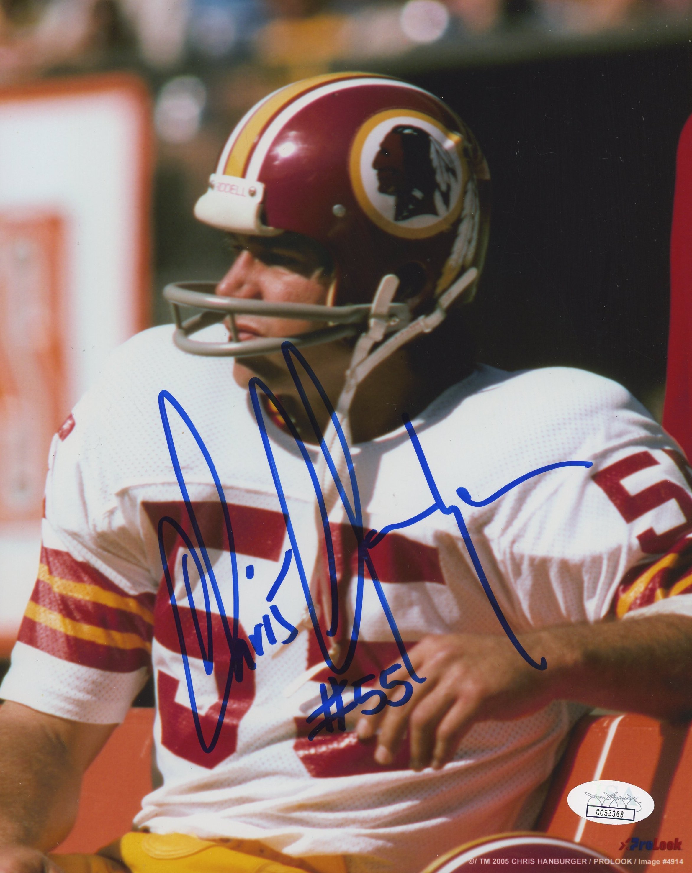 Chris Hanburger Signed Redskins 8x10 Photo (JSA Hologram) at PristineAuction.com Chris Hanburger Signed Redskins 8x10 Photo (JSA Hologram) at PristineAuction.com