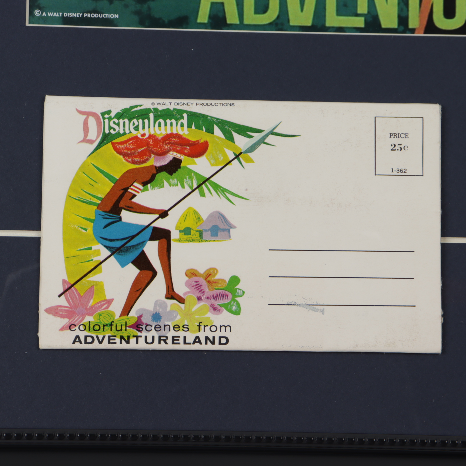 Walt Disney's Disneyland Enchanted Tiki Room 14x26 Custom Framed Print Display with (1) Vintage Ticket Booklet & (1) Photo Portfolio (See Description) at PristineAuction.com Walt Disney's Disneyland Enchanted Tiki Room 14x26 Custom Framed Print Display with (1) Vintage Ticket Booklet & (1) Photo Portfolio (See Description) at PristineAuction.com