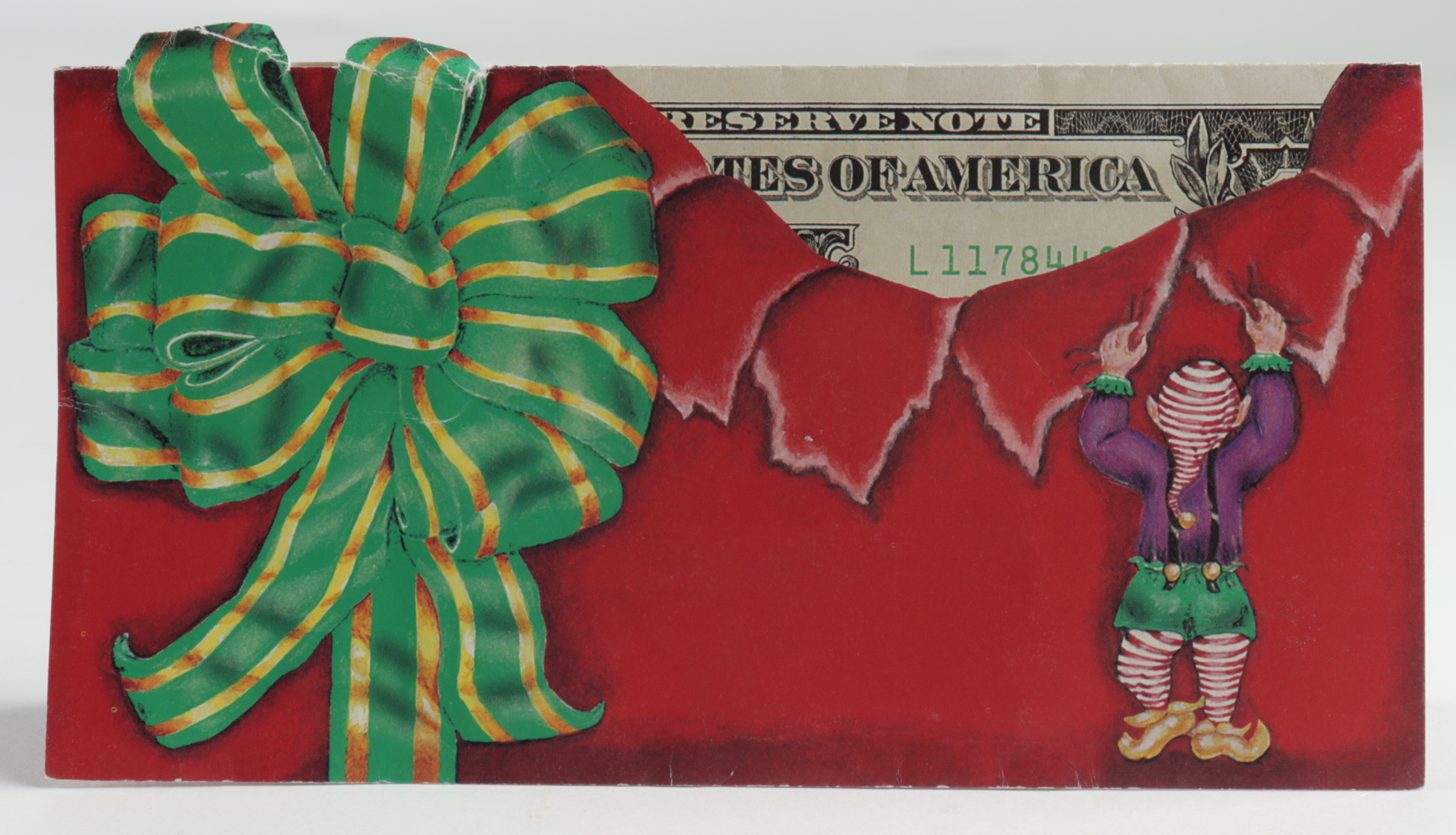 1993 $1 One-Dollar LE Safeway Santa Dollar Commemorative Bank Note at PristineAuction.com 1993 $1 One-Dollar LE Safeway Santa Dollar Commemorative Bank Note at PristineAuction.com